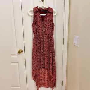 INC, Maxi, high low, Dress Size Small, animal print.